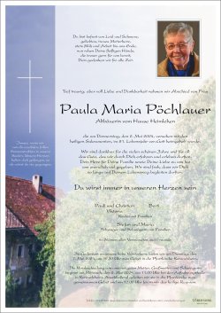 Parte von Paula Maria Pöchlauer