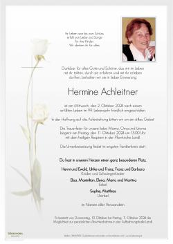 Parte von Hermine Achleitner