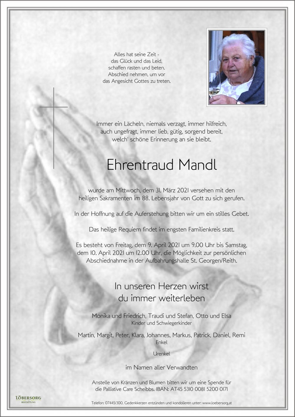 Parte von Ehrentraud Mandl