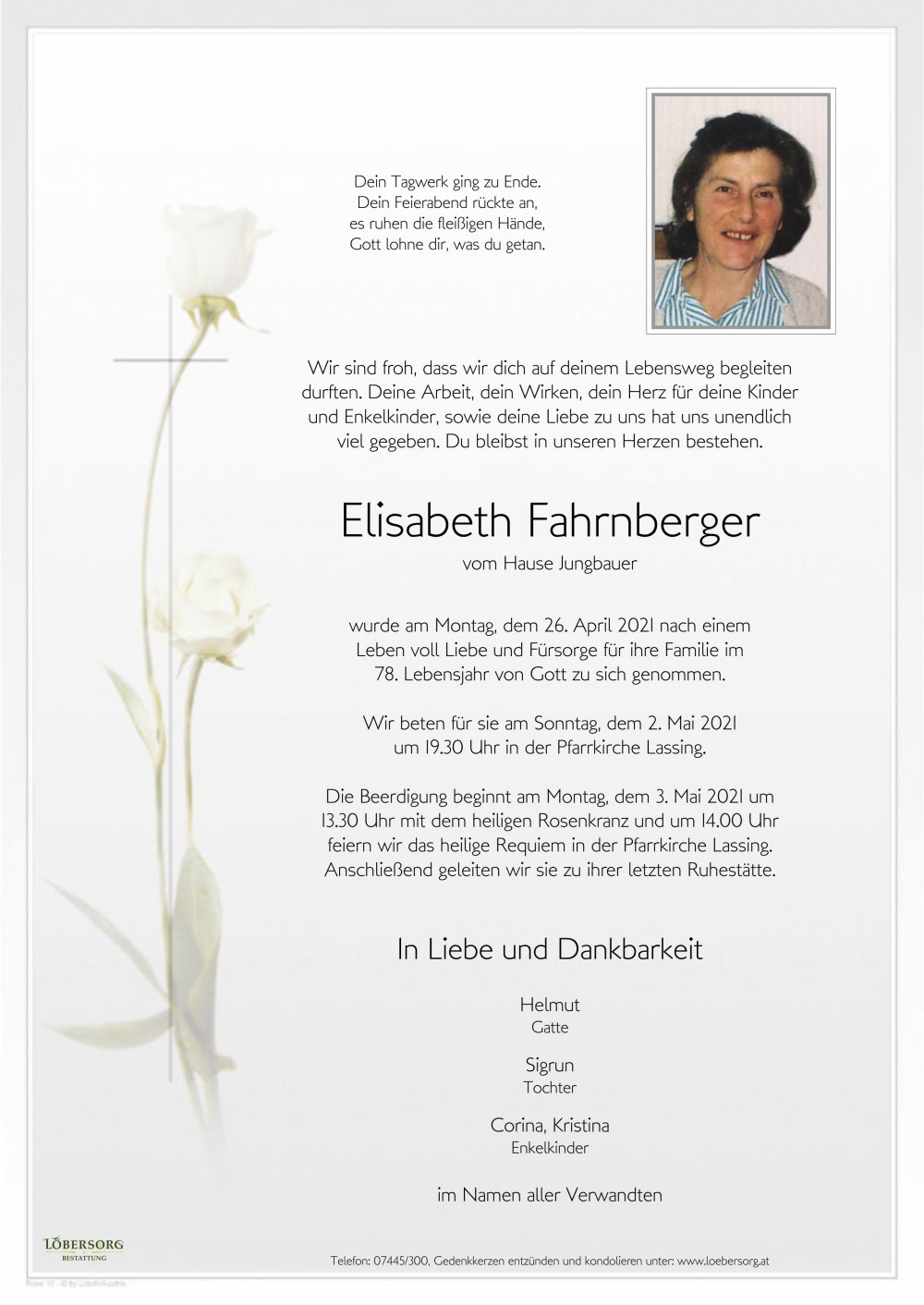 Parte von Elisabeth Fahrnberger