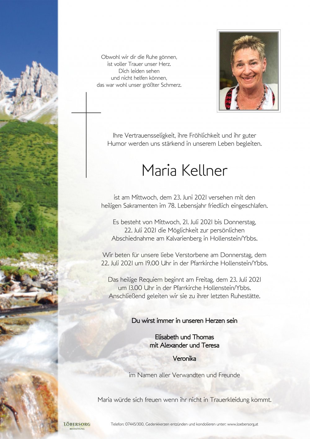 Parte von Maria Kellner