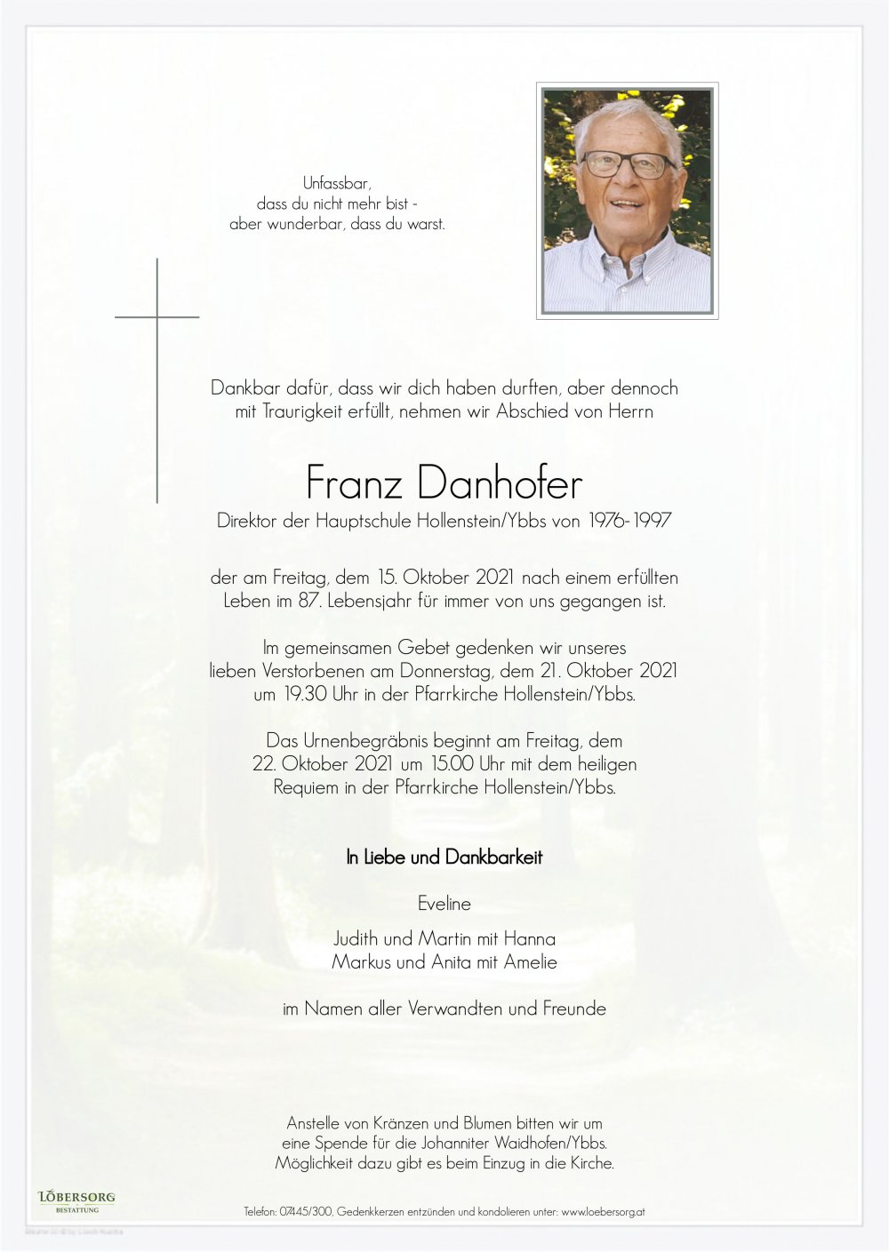 Parte von Franz Danhofer