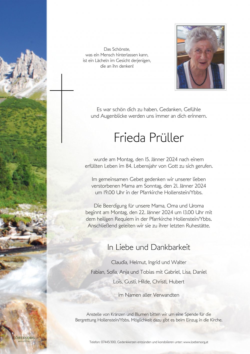 Parte von Frieda Prüller